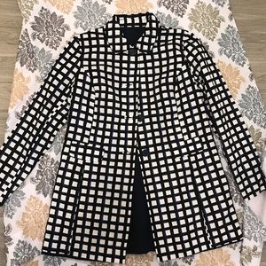 🆕Reversible Crown&Ivy jacket navy blue & white